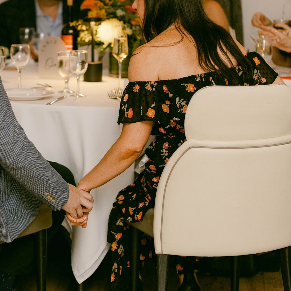 Floral Black Maxi Dress - Picture 4 of 4